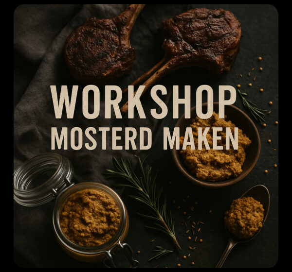 Workshop Mosterd maken: donderdag 22 januari 2026, 19.30 tot 22.00 uur, Amersfoort